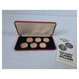 Calgary Flames 1982 Dollar Coin Set