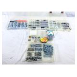 Clamp kit, screws, fuses, drill bits, washers,