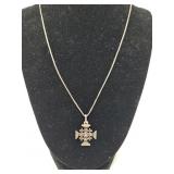 Sterling Silver Jerusalem Pendant and Chain.