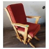 Glider rocker chair