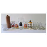 Erven Lucas Amsterdam Clay Bottle, Dessert Cups,