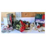 Assorted Christmas decor! Nativity set, Christmas