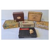 Collection of Vintage Cigar Boxes