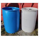 2 rain barrels