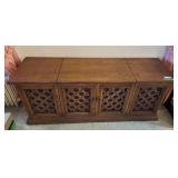 Hi-Fi Console - Tested & Working 65"Wx19"Dx27"H