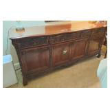 Antique Buffet w/Key & Lots of Storage