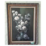 Large Framed Oil Painting - 32"Wx44"H