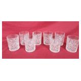 Heavy Glass Tumblers - One has a Chip