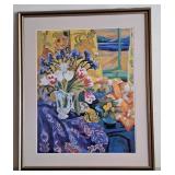 Beautiful Colourful Floral Print - 25"Wx30"H