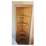 2 Solid Wood Corner Shelfs - 25.5"Wx78"Hx18"D