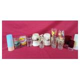 Assortment of Vintage Glasses - Coke, Miller,