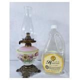 Vintage Phoenix Oil Lamp 17"H