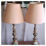 Pair of Table Lamps - 37"H