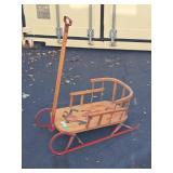 Vintage Wood Child Sled