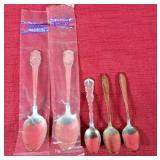 Vintage Sterling Silver Spoons - Two Ontario 4H