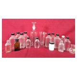 Vintage Glass Medical Bottles - Various Sizes