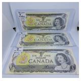 Choice Uncirculated Three in a Row 1973 Canada