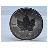 2021 9999 Fine Silver 1 oz Canada Five Dollar