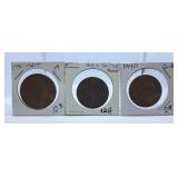 1831, 1863 and 1940 British Large Pennies