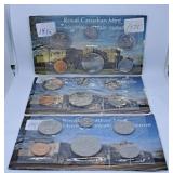1975, 1976 and 1977 Royal Canadian Mint Sets