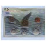 1991 Royal Canadian Mint Set. Key Date.