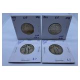 1959, 1964 and Unknown Date U.S.A. Quarters