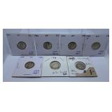 1931, 1942, 1943, 1944, 1949 and 1962 U.S.A.