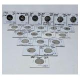 21 Canada Quarters Starting in the Year 1993.