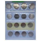 16 Various Years 1968-1985 Canada One Dollar