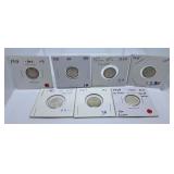 1918, 1939, 1944, 1945, 1965, 1967 and 1968