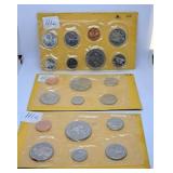 1968, 1969, and 1970 Royal Canadian Mint Proof