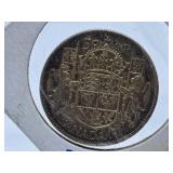 1951 Canada 50 Cent Piece with a Double Struck HP
