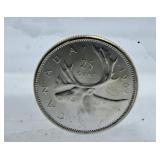 ICCS Graded Mint State 1961 Canada Quarter