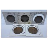 1891, 1917, 1928, 1931 and 1936 British Large