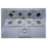 1936, 1941, 1942, 1952, 1963 and 1964 Canada