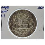 Very Fine 1947 Canada 50 Cent Piece that has been