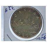 Mint State 1953 Canada One Dollar Coin