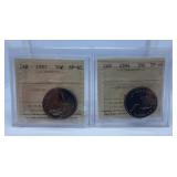 ICCS Graded 1983 and 1984 Specimen Canada 50