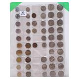 3 Pages of World Coins - Nice Lot See Photos