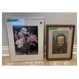 Needle Point artwork and Framed