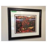 Framed Serialized Print "Red Trees" by Tom
