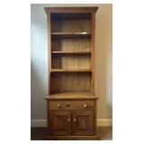 Hallway bookshelf with cupboard and drawer