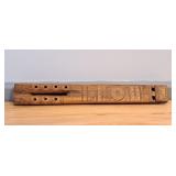 Carved Wood Double Flute