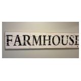 Wooden Farmhouse Plaque