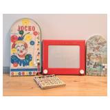 Marx Wing Shot Pinball Game, Wolverine Toy Jocko