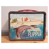 Vintage Flipper Metal Lunchbox
