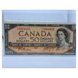 1954 Canada Fifty Dollar Bill