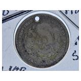 1889 Kwang-Tung Province Holed .82 Silver Coin.