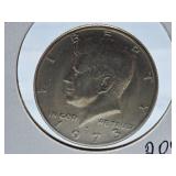 About Uncirculated 1973 U.S.A. Half Dollar Coin