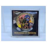 2001 U.S.A. "Defenders of Freedom" 1 oz Fine
